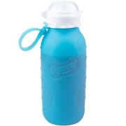 Squeasy - Sport drikkeflaske/klemmepose 473ml clear blue