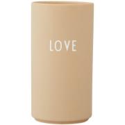 Design Letters - Favourite vase 15 cm love beige