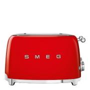 SMEG - Brødrister TSF03 4 skiver kvadratisk rød