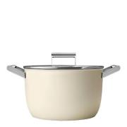 SMEG - Gryte 26 cm 7,7L creme