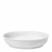 Lyngby Porcelæn - Rhombe desserttallerken 16 cm hvit