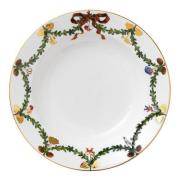 Royal Copenhagen - Stjerne Riflet Jul dyp tallerken 24,5 cm