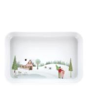 Pillivuyt - Vinter fat rektangulært 18x12 cm Ildfast porselen hvit