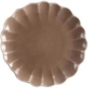 Stiernholm - Lotus tallerken  27 cm brun