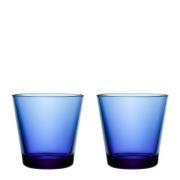 iittala - Kartio glass 21 cl 2 stk ultramarinblå