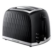 RUSSELL HOBBS - Honeycomb brødrister 2 skiver svart