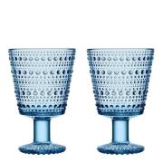 iittala - Kastehelmi glass 26 cl 2 stk aqua