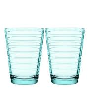 iittala - Aino Aalto glass 33 cl 2 stk vanngrønn