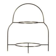 House Doctor - Sana tallerkenstativ antikk messingfarge 37 cm