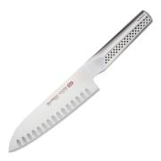 Global - Ukon santokukniv m/luftlommer 18,5 cm