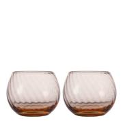 ByOn - Opacity vannglass 22 cl 2 stk fersken