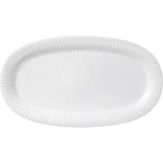 Kähler - Hammershøi oval serveringsfat 40x22,5 cm hvit