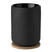 Stelton - Theo termokopp med trebrikke 25 cl svart