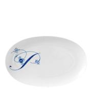 Royal Copenhagen - Alfabet oval tallerken P 23 cm