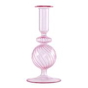 Moonlight Copenhagen - Bubble lysestake 19 cm rosa