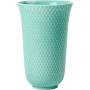 Lyngby Porcelæn - Rhombe Color vase 15 cm aqua porselen