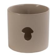 Sögne Home - Telysholder sopp medium 8x8 cm beige