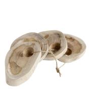 Muubs - Organic eggeglass 4 stk teak