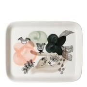 Arabia - Kukkamaa tallerken 15x19 cm grønn