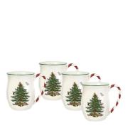 Spode - Kopp Christmas Tree 40 cl 4 stk peppermint