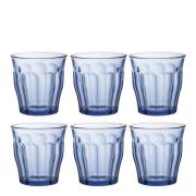 Duralex - Picardie vannglass 25 cl 6 stk marin blå
