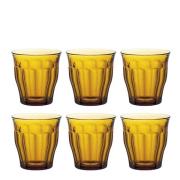 Duralex - Picardie vannglass 25 cl 6 stk amber