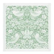 Ekelund - Strawberry Thief serviett/småduk 35x35 cm grønn