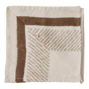 Tell Me More - Ella serviett 50x50 cm brun