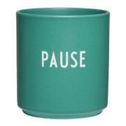 Design Letters - Favourite kopp PAUSE 25 cl antique green