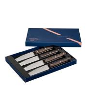 Opinel - Table Bois bestikksett 4 deler Facette mørk ask