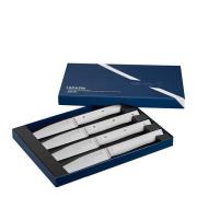Opinel - Table Bois bestikksett 4 deler Facette hvit