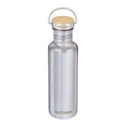 Klean Kanteen - Reflect flaske 80 cl med bambuslokk speilblankt stål