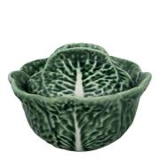 Bordallo Pinheiro - Cabbage skål m/lokk 13,5 cm kål grønn