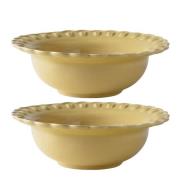 PotteryJo - Tulipa dyp tallerken 17 cm 2 stk pale moon