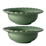 PotteryJo - Tulipa dyp tallerken 17 cm 2 stk verona green