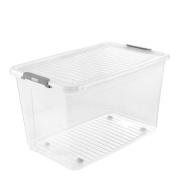 Keeeper - Leo oppbevaringsboks med hjul og lokk 56L klar