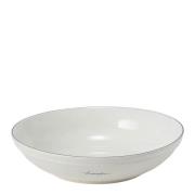 Lexington - Icons skål medium 22x5 cm hvit/blå