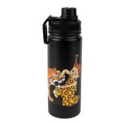 Nordicbuddies - Pippi termoflaske 0,55L Pippi tiger svart