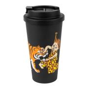 Nordicbuddies - Pippi take away kopp 45 cl tiger svart