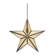 Markslöjd - Ayla stjerne anheng 1 lys antikk tinn/brun