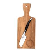 Laguiole Style de Vie - Skjærebrett/ostekniv santoku 2 stk svart