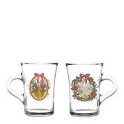 Holmegaard - Jule hotdrinkglass 2025 23 cl 2 stk