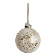 Lene Bjerre - Clearena julekule 8x8 cm råhvit