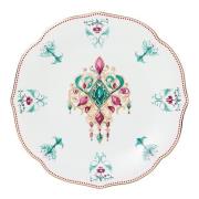 Magnor - Lucia tallerken 28 cm hvit/rød/grønn