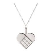Georg Jensen - Jul 2025 ornament hjerte 4x4,8 cm sølv