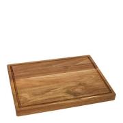 Satake - Skjærebrett med rille 38x50 cm akasietre