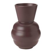 Knabstrup Keramik - Tortus Archie vase No1 21 cm bordeaux