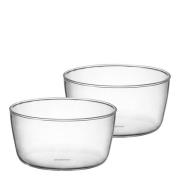 Dorre - Seria serveringsskål 10x10 cm 2 stk glass