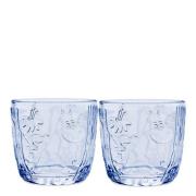 MoominIittala - Mummi glass 28 cl 2 stk aqua