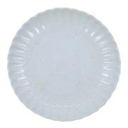 House Doctor - Scallop tallerken 26 cm lyseblå